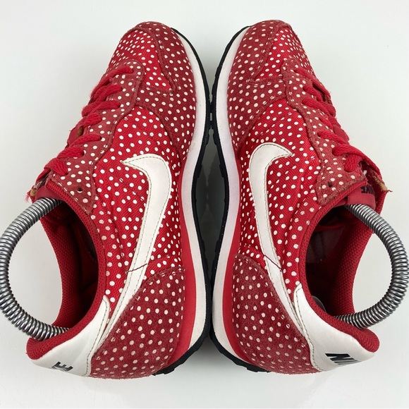 Nike Women’s Gennico Red & White Pokla Dot Athletic Training Shoes Size 8.0 - Picture 7 of 9